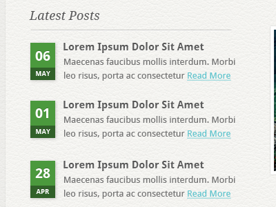 Latest Posts beige blog design green posts resim texture ui web