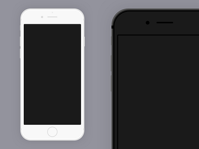 Simple iPhone 6/6+ for Sketch design download free freebie ios iphone iphone 6 minimal simple sketch template