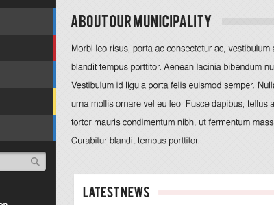 Municipality Project bebas design mulicipality resim ui web