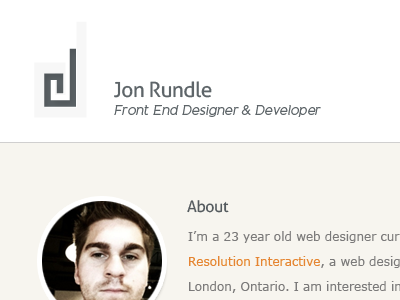 Personal Redesign - Revisited design personal redesign ui web