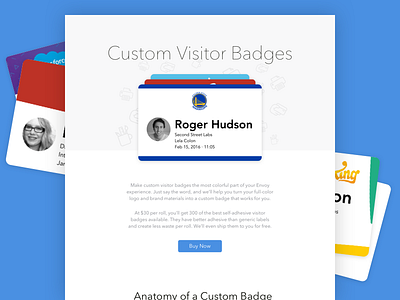 Custom Visitor Badges