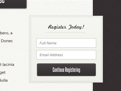 Register Widget