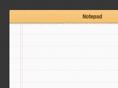 Notepad - Freebie PSD design freebie notepad psd ui web