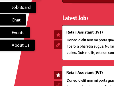 Jobs Site Redesign - WIP design jobs redesign resim ui web wip