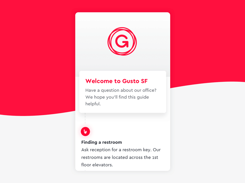 Welcome Guide design gif guide mobile ui ux visitor web welcome