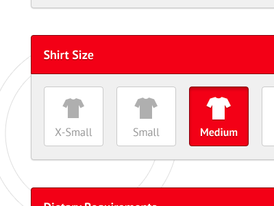 Pick a Shirt Size