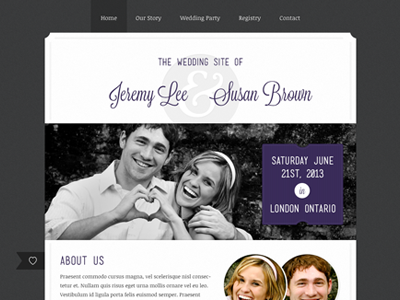 Wedding Theme Full View - WIP design theme ui web wedding