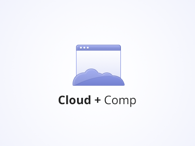 Cloud + Comp App WIP app design icon logo