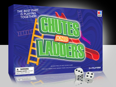 Chutes and Ladder Board Game-Reimagined dailyui logo design packagedesign ui challenge ui design