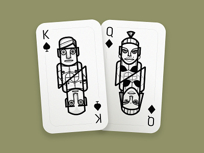 My fitness playing cards