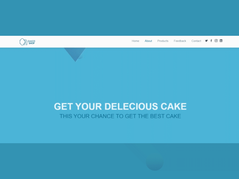 Baker Shop| Full Website Responsive