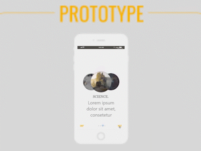 Prototype for 3Circle brand  | Mobile