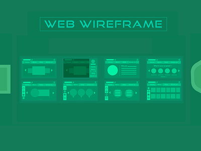Egycillin web wireframe branding creative design hot illustration illustrator ux vector web website