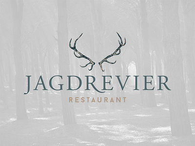 Jagdrevier food logo logo design restaurant