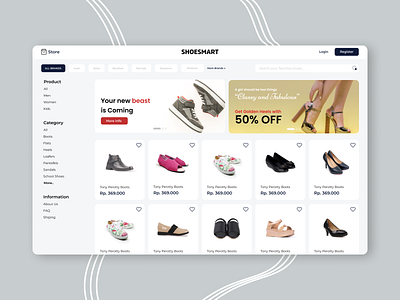 Shoes Store Websites Design