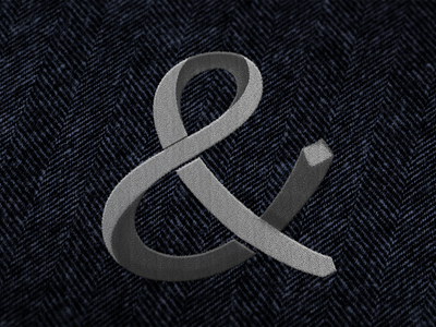 Tie Ampersand Custom Embroidery