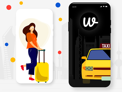 Have an idea of upgrading your taxi startup? branding design flutter app design illustration uber clone uber clone app uber like app