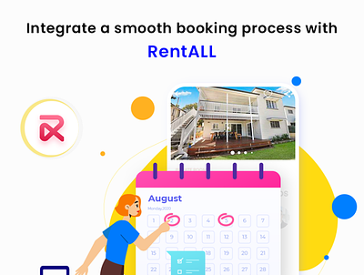 A user-friendly booking interface attracts more customers. airbnbclone app design flat illustration rentallscript ui ux vacationrentalscript web