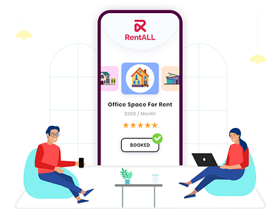 Space Rental Script | Coworking Space Rental Script airbnbclone airbnbclonescript app branding design illustration ui ux vector web