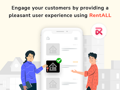 RentALL [Vacation Rental Software] app design graphic design illustration typography vector