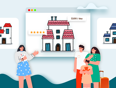 Give a pleasant rental booking experience to your users app branding design ui