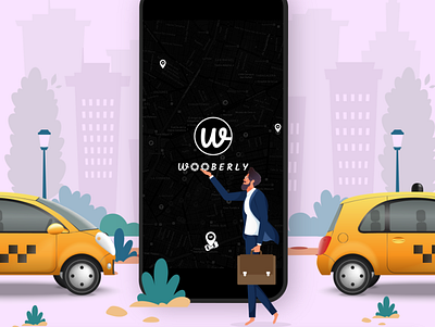 Catch the attention of your taxi app users with Wooberly taxi app taxi app development