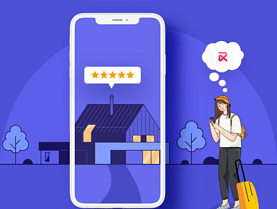 Help your users rate the property after their stay using RentALL branding ui