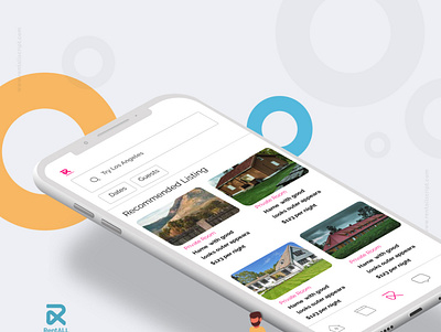 RentALLScript - Airbnb clone airbnbclone app design