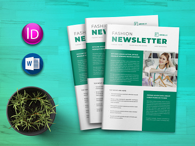 Fashion Newsletter Template Design a4 size brand design brochure design business business profile businessnewsletter creative design dribbble editorial fashion graphicdesign indesign layout minimal news newsletter newsletter design newspaper print design