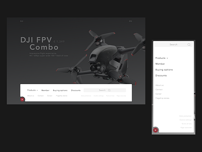 DJI FPV drone concept product page 03