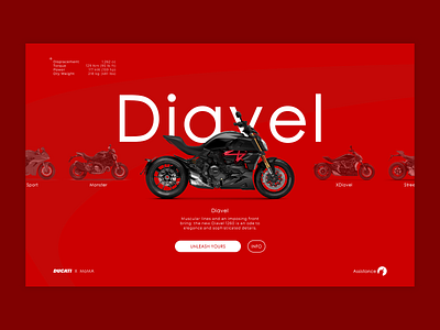 Ducati motorcycle configurator 01 bike configurator design motorbike motorcycle ui web