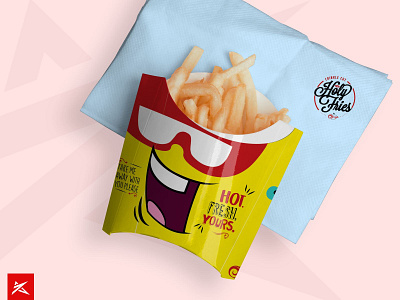 Fries Packet Design | Oiya brand identity branding branding design fries friesbox design friesbox design package design packagedesign packaging pocket design pocket design