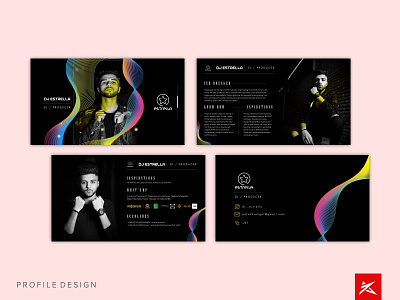 DJ Profile Design | Shubham Kasera Designs branding branding design coreldraw design graphic graphicdesign profile design