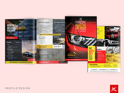 Brochure Design for Gaddi Parlour branding branding design brochure brochure design brochure layout coreldraw design graphic graphicdesign packaging