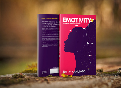 Book Cover Design for Emotivity (Belly Kanungo's First) book book cover book cover design book design branding branding design coreldraw graphic graphicdesign illustration logo