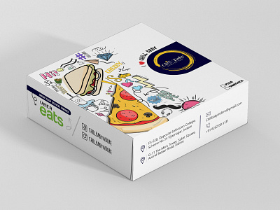 Chill Baby - Pizza & Sandwich Box art box design branding branding design coreldraw design graphic graphicdesign illustration package design packaging packaging illustration packagingdesign vector