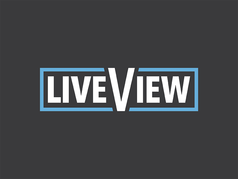 LiveView Tech Wordmark branding cameras logo logodesign tech videos wordmark