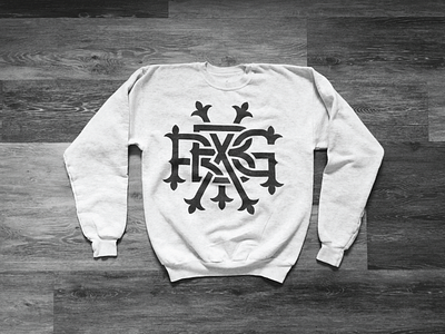 RXBG Sweatshirt branding byui clothing idaho logo monogram rexburg rxbg rxbg monogram