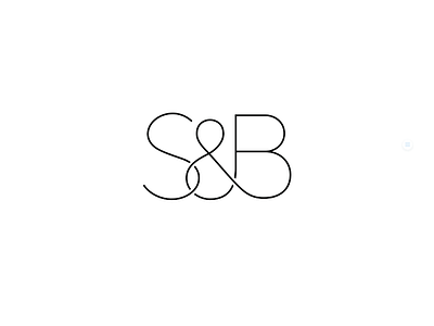 S&B Monogram ampersand branding logo monogram sb typography