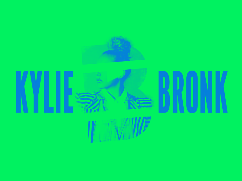 Kylie Bronk branding bright choreography dancer duotone logo ui web wordmark