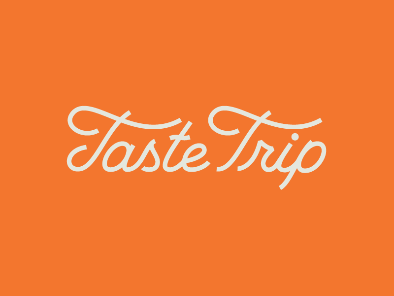 Taste Trip lettering by Brian Collier on Dribbble