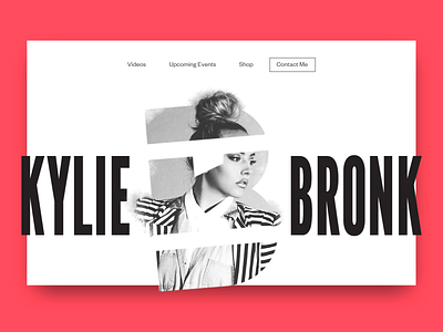 Kylie Bronk Website choreography condensed contemporary dance hiphop kyliebronk ui ui ux web