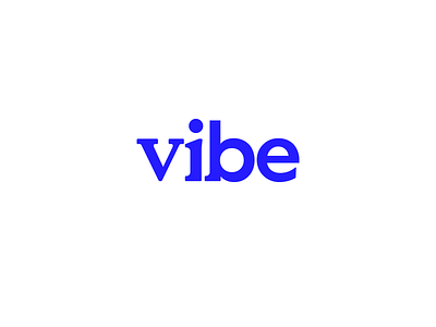 Vibe Wordmark blue branding logo men vibe wordmark