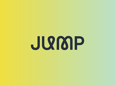 Jump Wordmark branding jump lehi local business logo passionate siliconslopes software walt