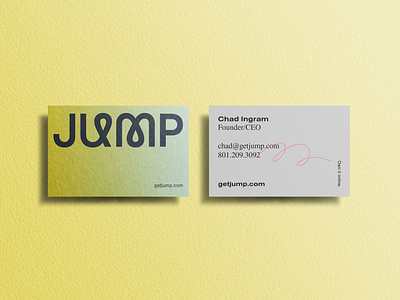Jump Business Cards branding cards jump lehi localbusiness logo siliconslopes software utah