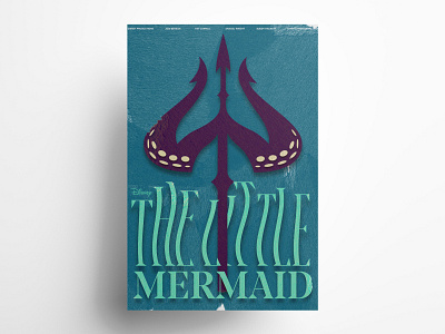 The Little Mermaid Concept Poster disney fin mermaid ocean octopus poster seawead trident ursula