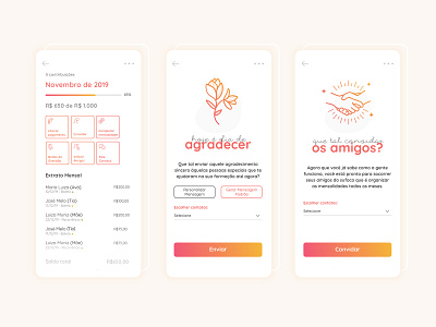 Mobile App - Family Sourcing app design application gradient illustration mobile mobile app mobile app design mobile ui