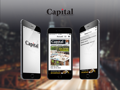 Capital comment location mobile news now publish screen ui user ux