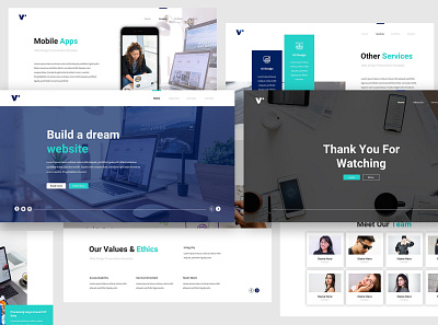 Website Design Keynote Template agency branding business company creative design giantdesign keynote modern powerpoint pptx presentation professional project proposal simple slides startup website