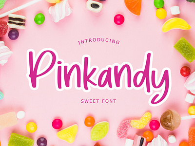 Pinkandy Sweet Kids Display Font